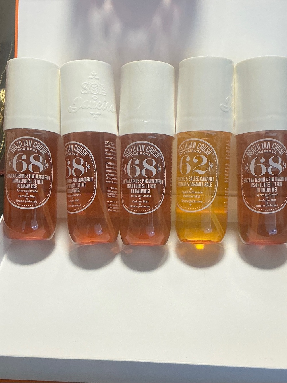 Sol de Janeiro Brazilian Crush Body Mists in White and Amber Tones $20.00 each